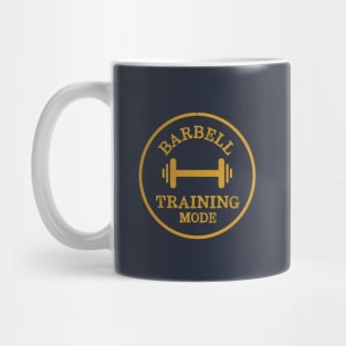 Barbell Training Mode Retro Workout Mug